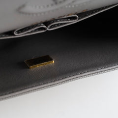 Chanel Small Classic Flap Caviar 22B Grey (Microchipped)