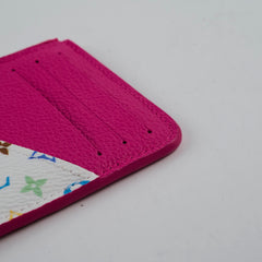 Louis Vuitton X Takashi Murakami Multicolor Blanc Romy Cardholder