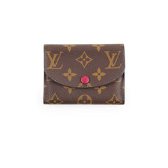 Louis Vuitton Rosalle Coin Purse Monogram Burgundy