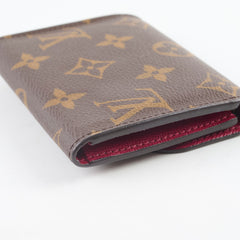 Louis Vuitton Rosalle Coin Purse Monogram Burgundy