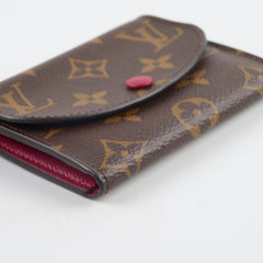 Louis Vuitton Rosalle Coin Purse Monogram Burgundy