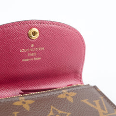 Louis Vuitton Rosalle Coin Purse Monogram Burgundy