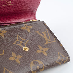 Louis Vuitton Rosalle Coin Purse Monogram Burgundy