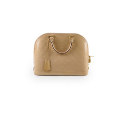 Louis Vuitton Alma Vernis PM Beige
