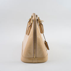 Louis Vuitton Alma Vernis PM Beige