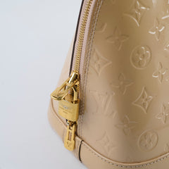 Louis Vuitton Alma Vernis PM Beige