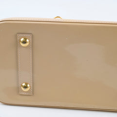Louis Vuitton Alma Vernis PM Beige
