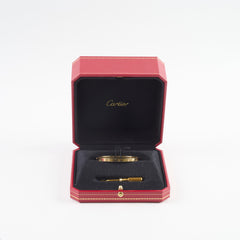 Cartier Free Love Bracelet Yellow Gold Size 15