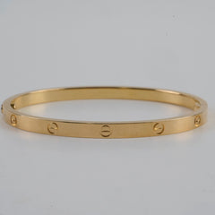 Cartier Free Love Bracelet Yellow Gold Size 15