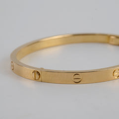 Cartier Free Love Bracelet Yellow Gold Size 15