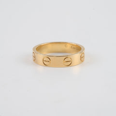 Cartier Love Ring Small Model Yellow Gold Size 45