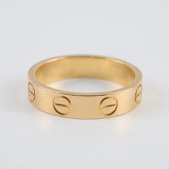 Cartier Love Ring Small Model Yellow Gold Size 45
