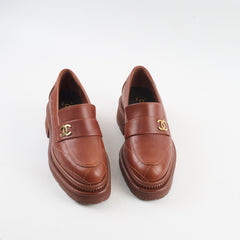 Chanel Women's Loafer Brown Size 36