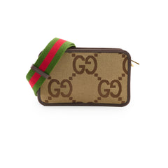 Gucci Jumbo GG Camera Bag Brown