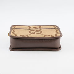 Gucci Jumbo GG Camera Bag Brown