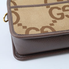 Gucci Jumbo GG Camera Bag Brown