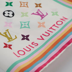 Louis Vuitton TM Multicolor Scarf 90 x 90 cm