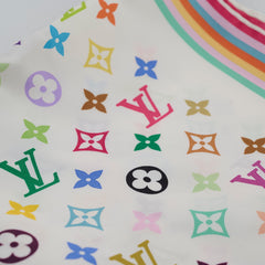 Louis Vuitton TM Multicolor Scarf 90 x 90 cm