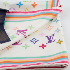 Louis Vuitton TM Multicolor Scarf 90 x 90 cm