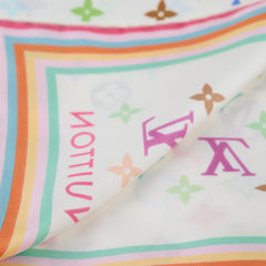 Louis Vuitton TM Multicolor Scarf 90 x 90 cm