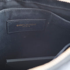 Saint Laurent Matelasse Pouch Black
