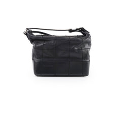 Chanel Square Stitch Hobo Bag Black