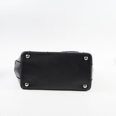 Chanel Square Stitch Hobo Bag Black