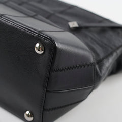 Chanel Square Stitch Hobo Bag Black