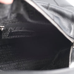 Chanel Square Stitch Hobo Bag Black