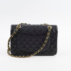 Chanel Small Classic Flap Caviar Black (Microchipped)