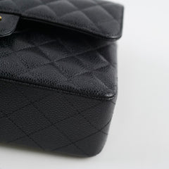 Chanel Small Classic Flap Caviar Black (Microchipped)