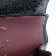 Chanel Small Classic Flap Caviar Black (Microchipped)