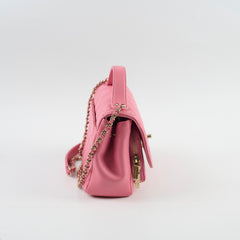 Chanel Caviar Small Business Affinity Pink Microchip