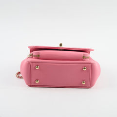 Chanel Caviar Small Business Affinity Pink Microchip