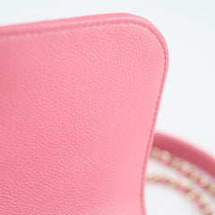 Chanel Caviar Small Business Affinity Pink Microchip