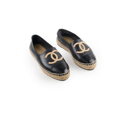 Chanel CC Espadrilles Black - Size 36