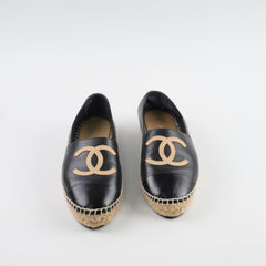 Chanel CC Espadrilles Black - Size 36