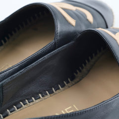 Chanel CC Espadrilles Black - Size 36