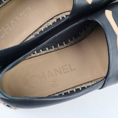 Chanel CC Espadrilles Black - Size 36