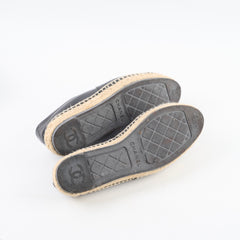 Chanel CC Espadrilles Black - Size 36