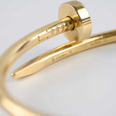 Cartier Juste Un Clou JUC Classic Model Yellow Gold Size 16