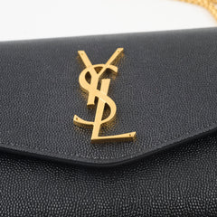 Saint Laurent Uptown Wallet On Chain WOC Black