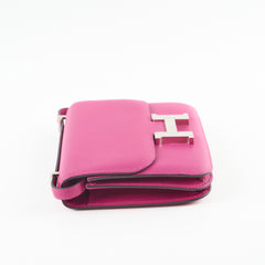 Hermes Constance 18 Rose Pourpre C Stamp