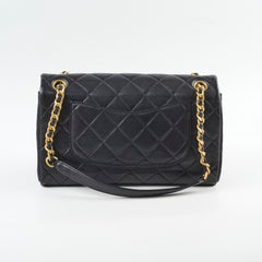Chanel Seasonal Flap Black Microchipped 2023