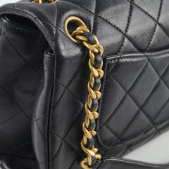 Chanel Seasonal Flap Black Microchipped 2023