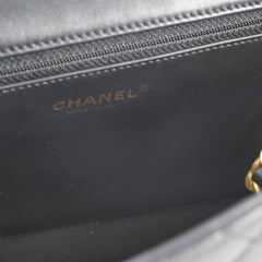 Chanel Seasonal Flap Black Microchipped 2023