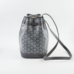Goyard Petite Flot Bucket Bag Grey