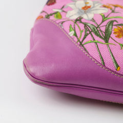 Gucci Floral Shoulder Bag Pink