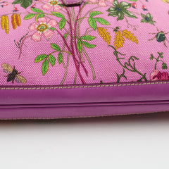 Gucci Floral Shoulder Bag Pink