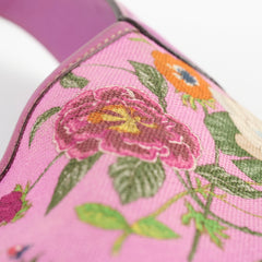 Gucci Floral Shoulder Bag Pink